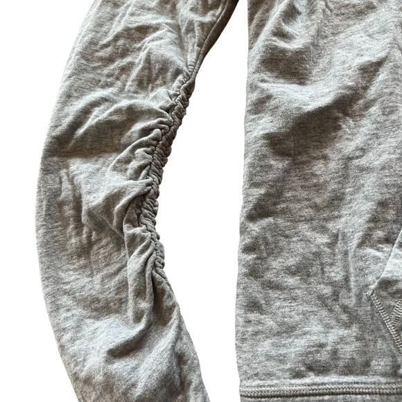 Lululemon Hoodie - Aura Full Zip - Size 6 Gray - Picture 6 of 8